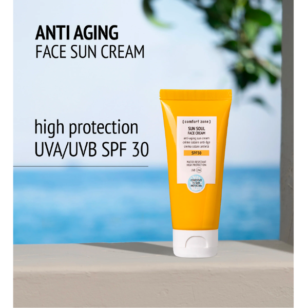 SUN SOUL™ FACE CREAM SPF30 UVA UVB PROTECTION
